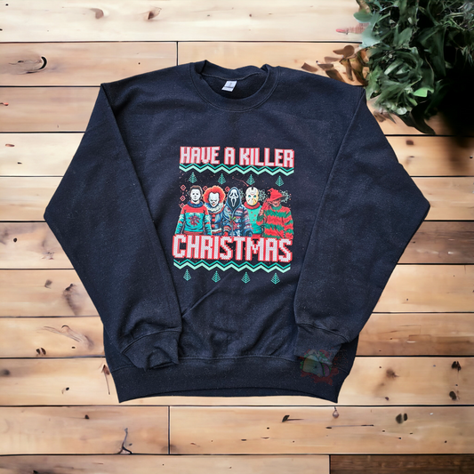 Have a killer Christmas crew neck