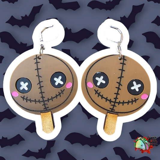 Horror-pop earrings