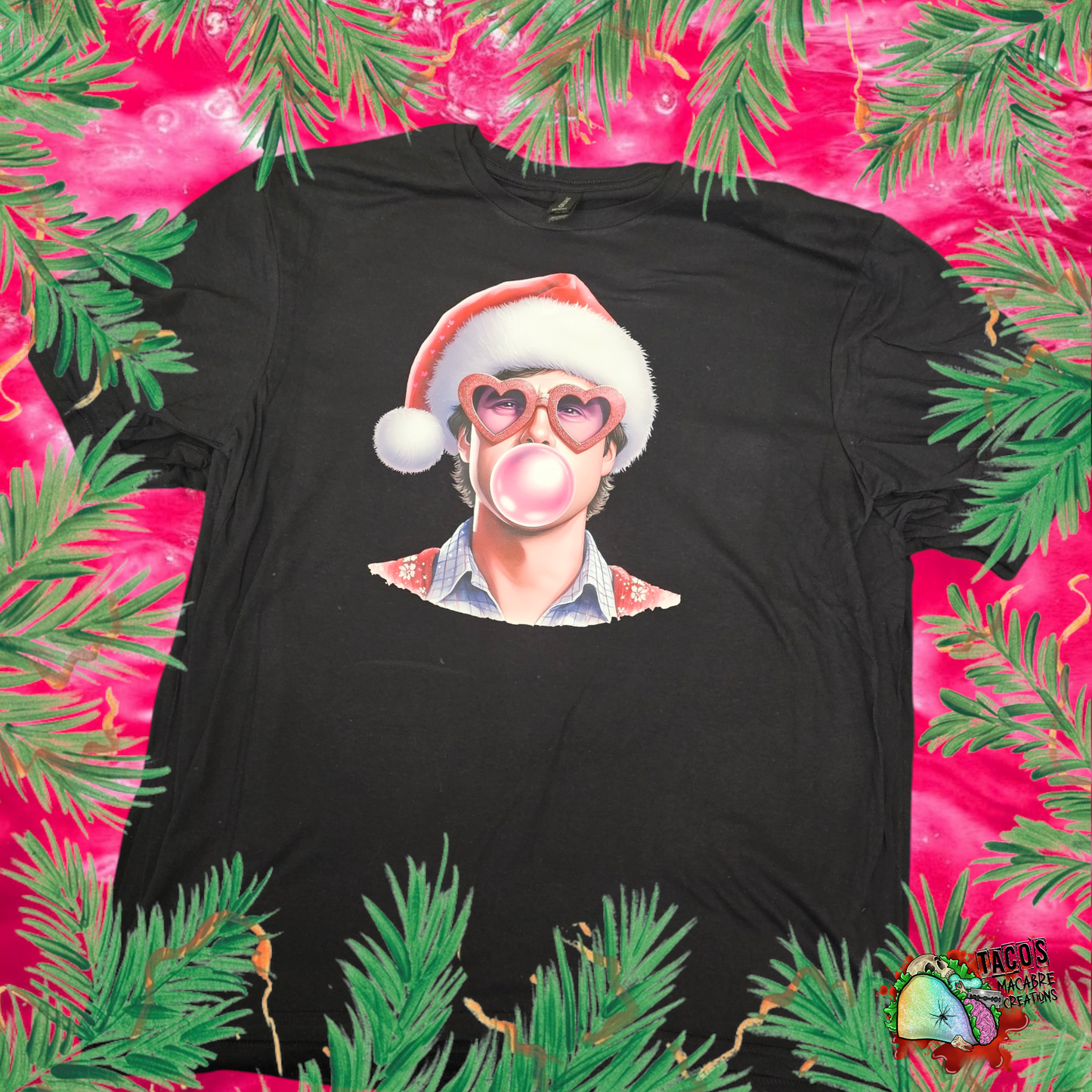 Bubble gum christmas HOODIE