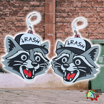 Trash buddy earrings