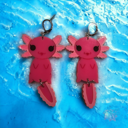 Axolotol earrings