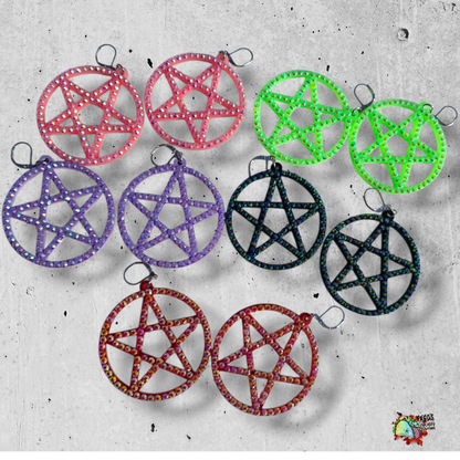 Bedazzled Pentagrams 2"