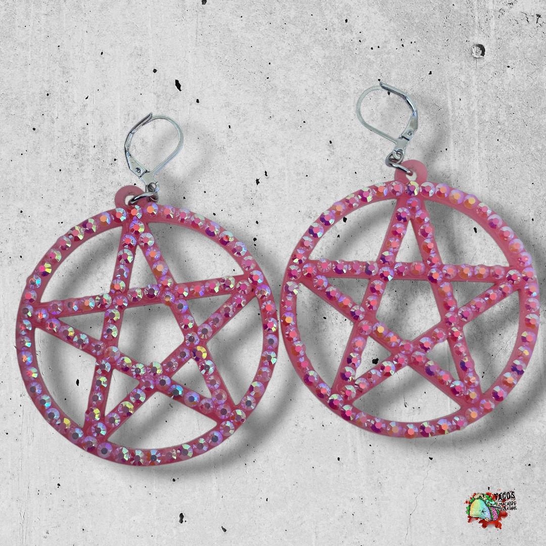 Bedazzled Pentagrams 2"