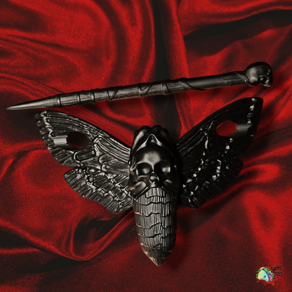 Death hawk moth hair pin