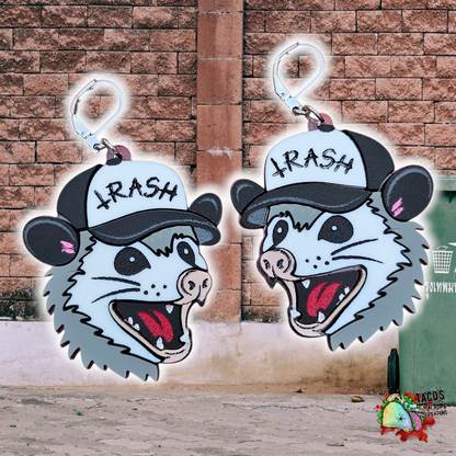Trash buddy earrings