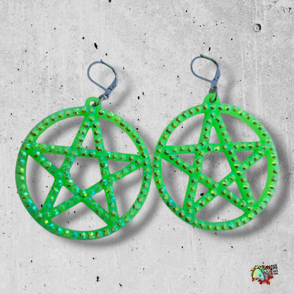 Bedazzled Pentagrams 2"