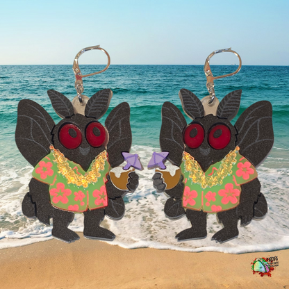 Tropical cryptid earrings