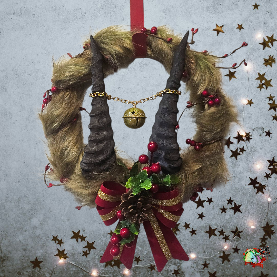 Krampus Wreath