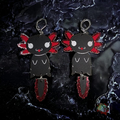 Axolotol earrings