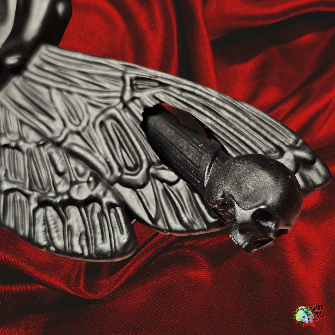 Death hawk moth hair pin