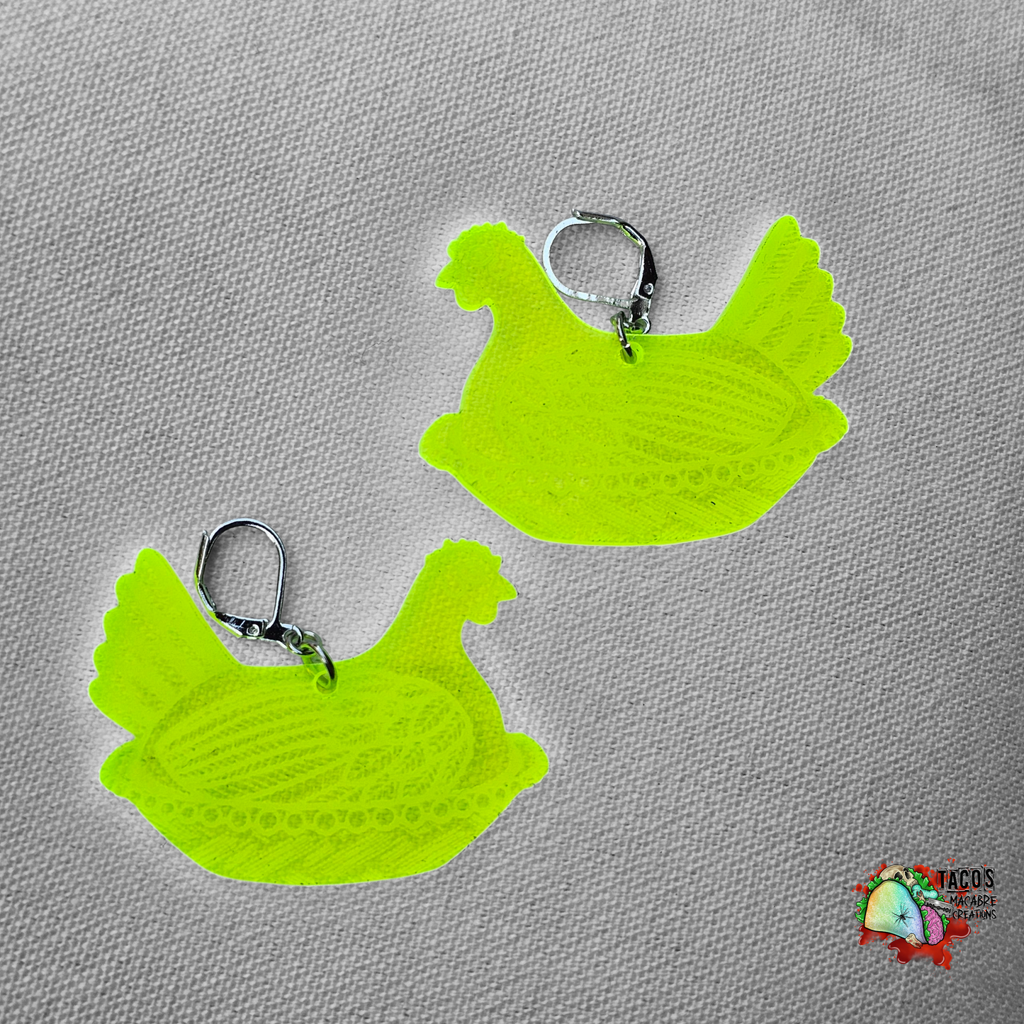 Uranium Glass chickens