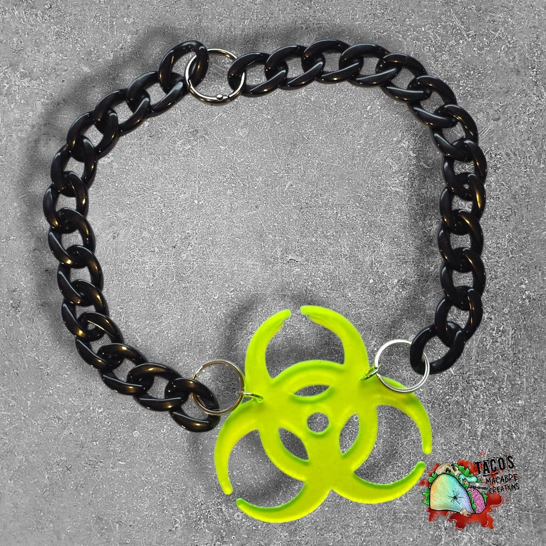 Biohazard necklace