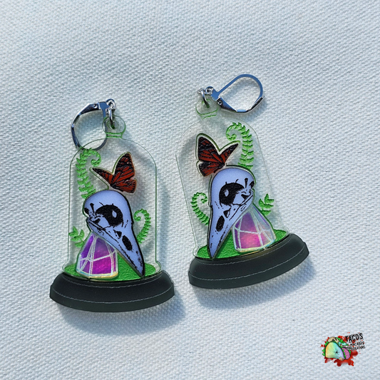 Eternally preserved earrings