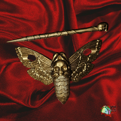 Death hawk moth hair pin