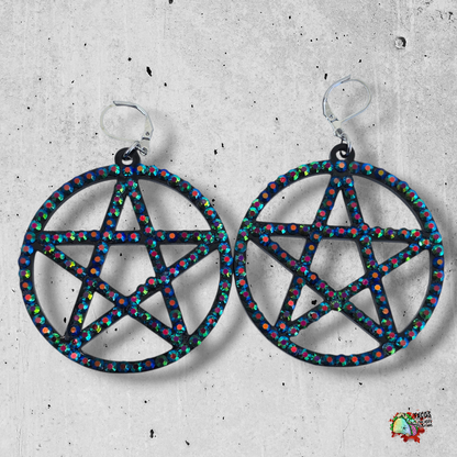 Bedazzled Pentagrams 2"
