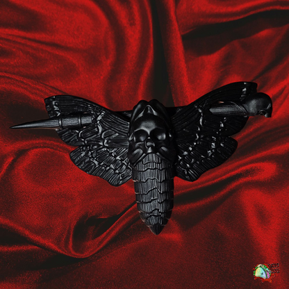 Death hawk moth hair pin
