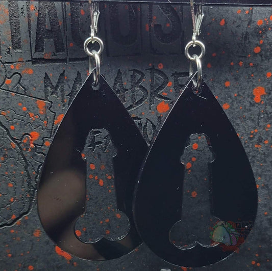 Dick Drop Earrings