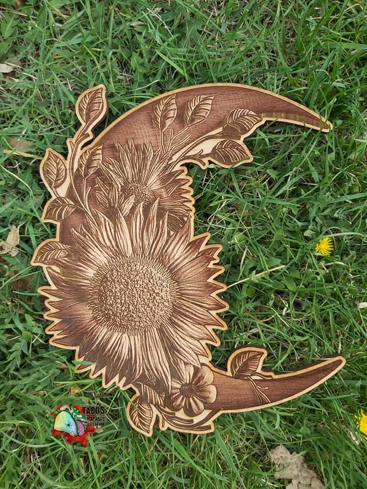Sunflower Moon Wall Art