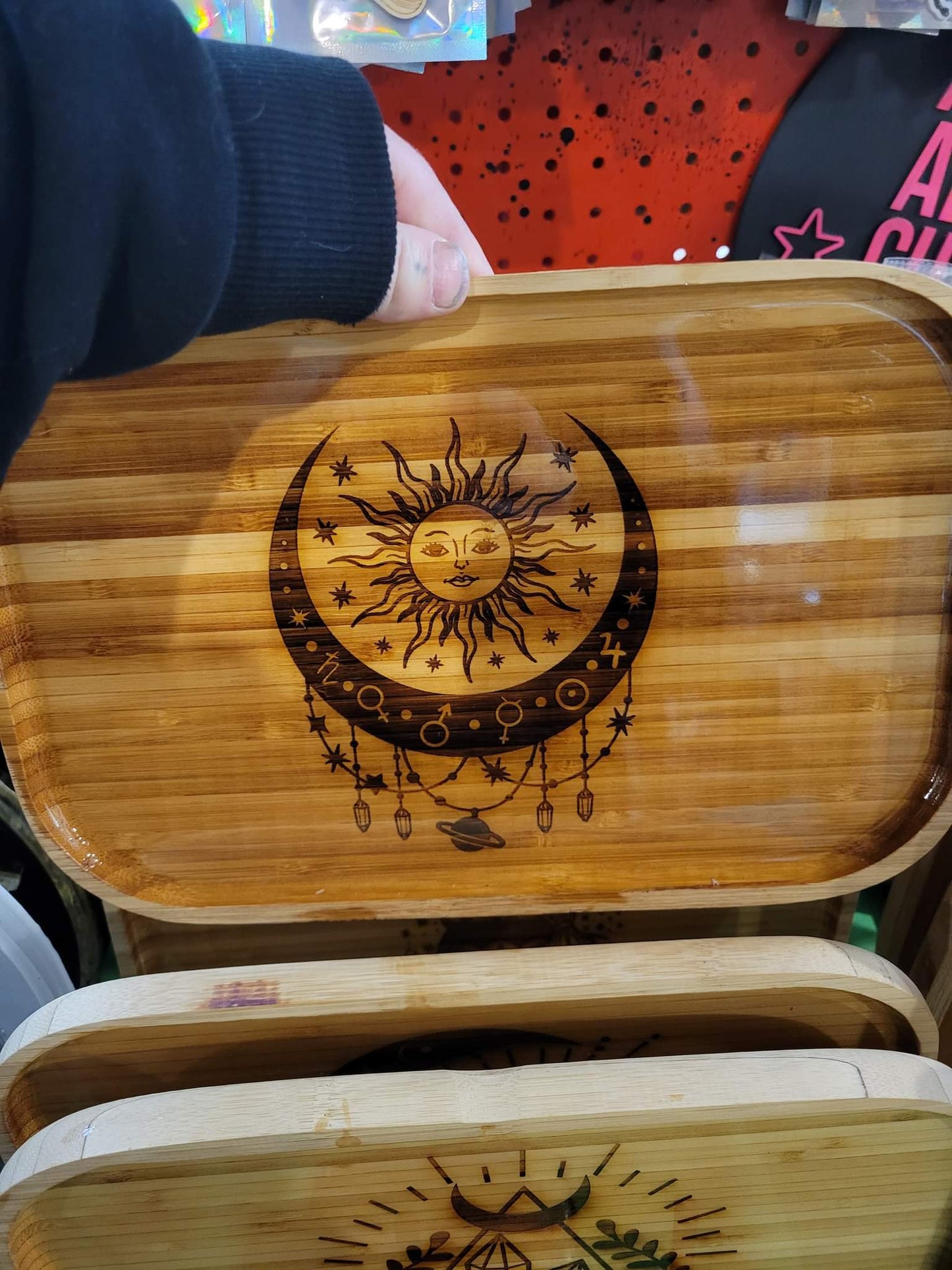 Witchy Wooden Trays