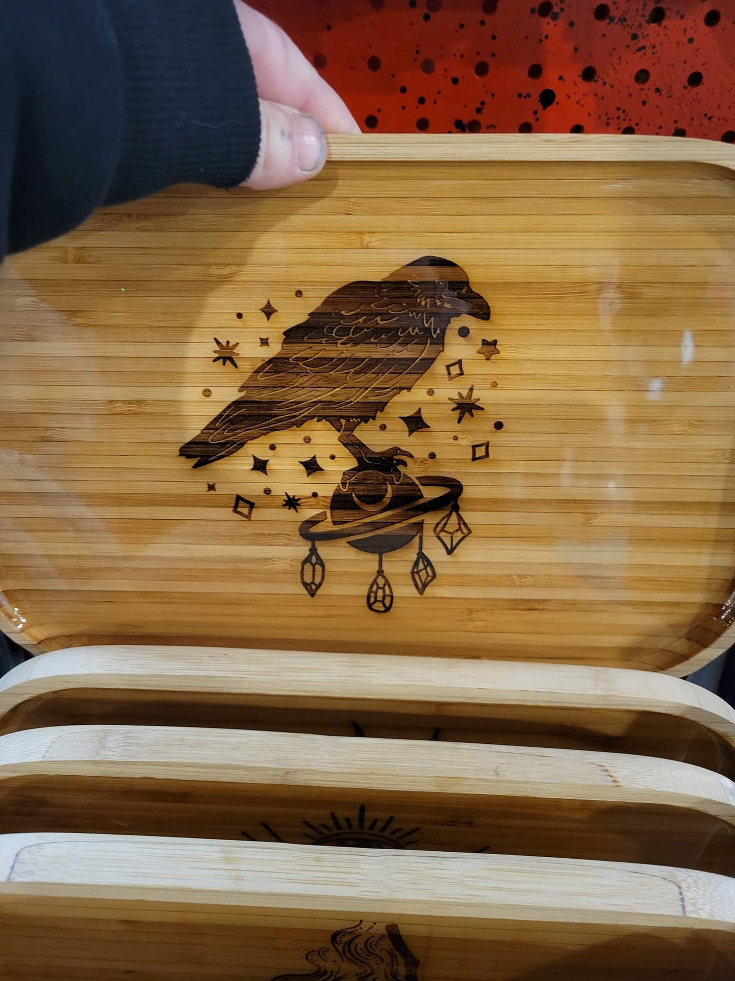 Witchy Wooden Trays