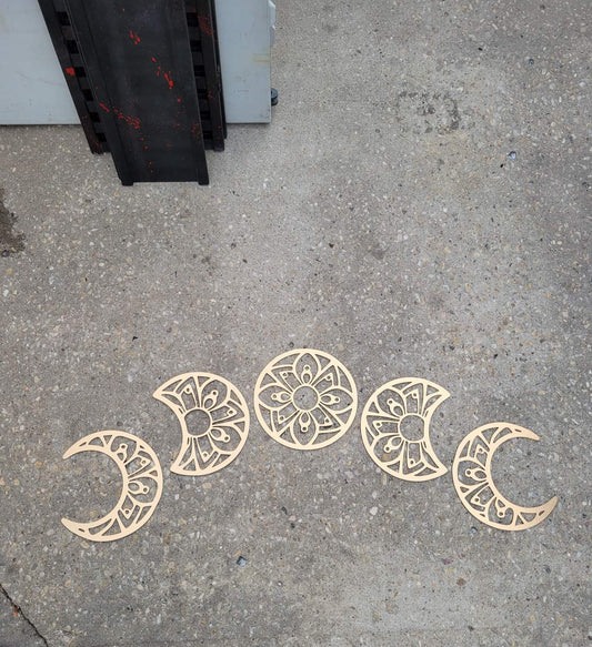 Wooden Moon Phases