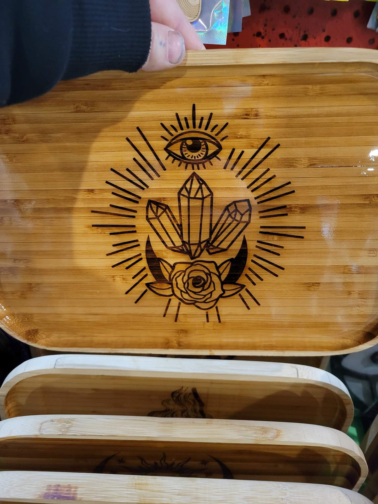 Witchy Wooden Trays